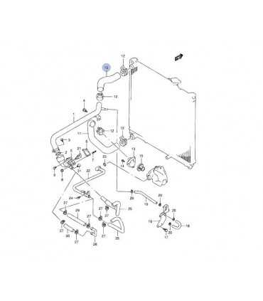 Manguera superior radiador TAIWAN