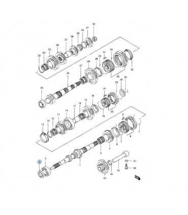Reten Eje Piloto JAPON