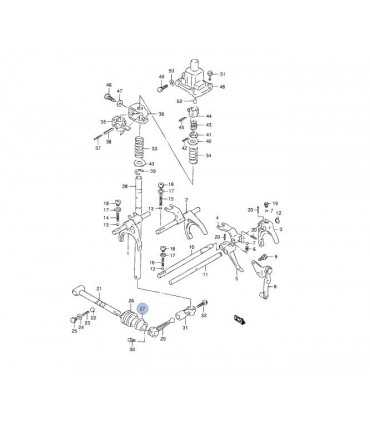 Reten Eje Selector Caja Cambios