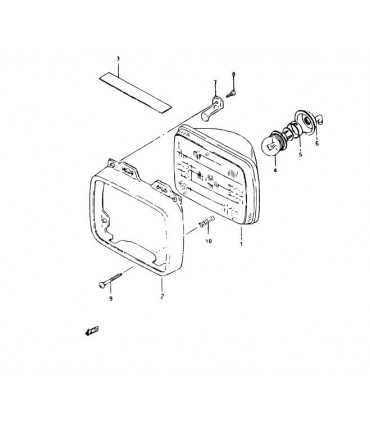 Optico delantero izquierdo TAIWAN