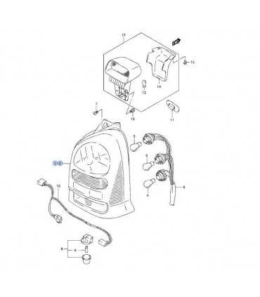Farol trasero derecho INDIA