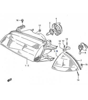 Farol punta izquierdo TAIWAN