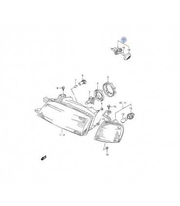 Farol lateral tapabarro derecho-izquierdo INDIA