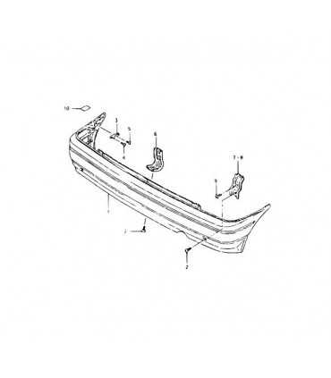 Parachoque trasero INDIA