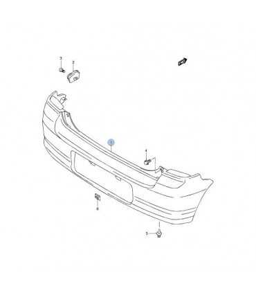 Parachoque trasero INDIA
