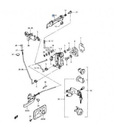 Manilla puerta delantera exterior izquierda TAIWAN