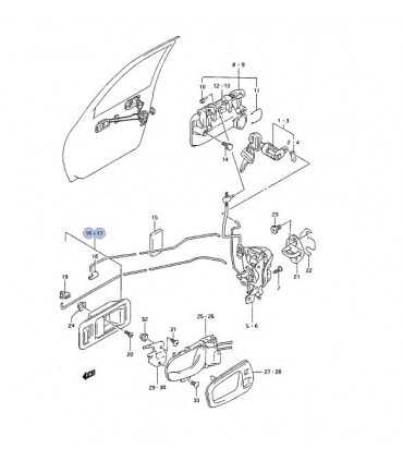 Manilla interior derecha-izquierda INDIA