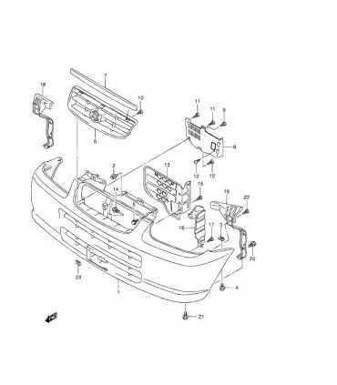 Parachoque delantero INDIA