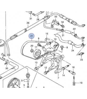 Correa direccion hidraulica sin aire  acondicionado 4PK900 TOP-GEAR