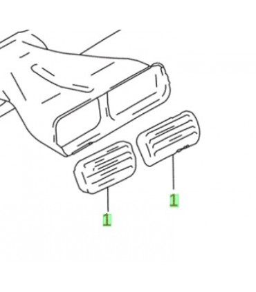Rejilla ventilacion central ORIGINAL