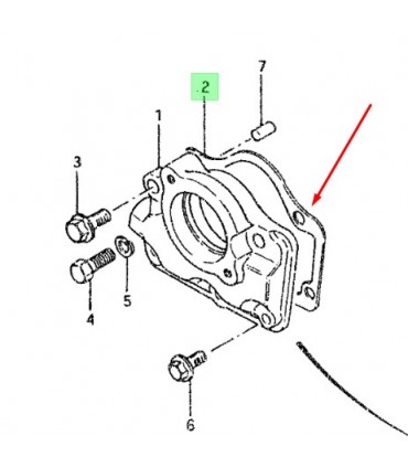 Empaquetadura tapa reten eje de leva culata ORIGINAL