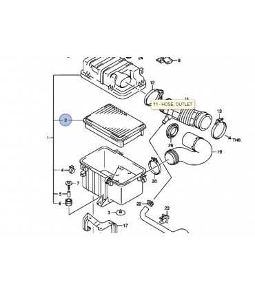 Filtro de aire (C-2423) TAIWAN
