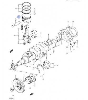 Piston de motor 0.75 ORIGINAL
