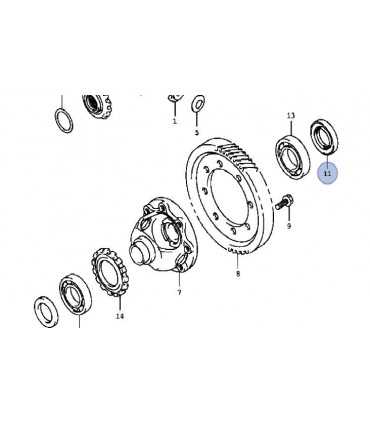 Reten Lateral Corona Diferencial Izquierdo TAIWAN