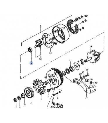 Rodamiento (6201) alternador JAPON