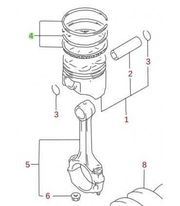 Piston de motor STD  ORIGINAL