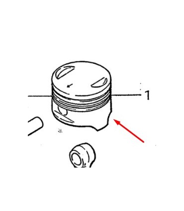 Piston de motor 0.50 ORIGINAL