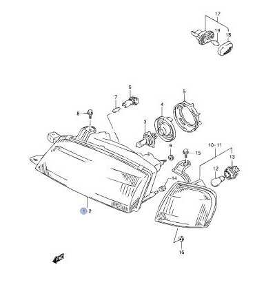 Optico delantero izquierdo DEPO