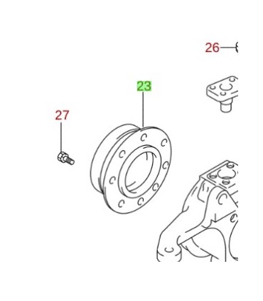 Kit reparacion pañete eje delantero JAPON