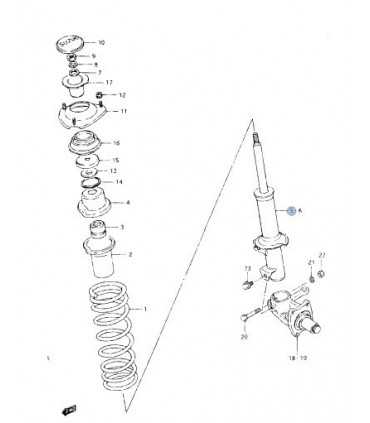 Amortiguador Delantero Izquierdo