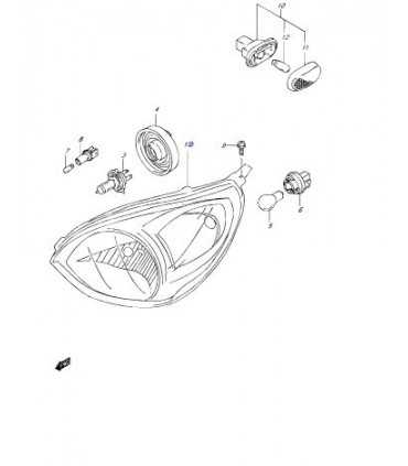 Optico delantero izquierdo INDIA