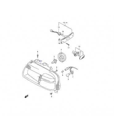 Optico delantero derecho TAIWAN