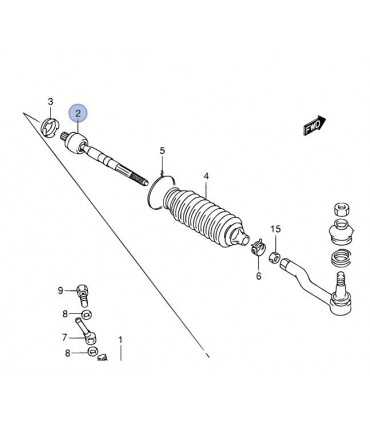 Terminal cremallera direccion  TAIWAN