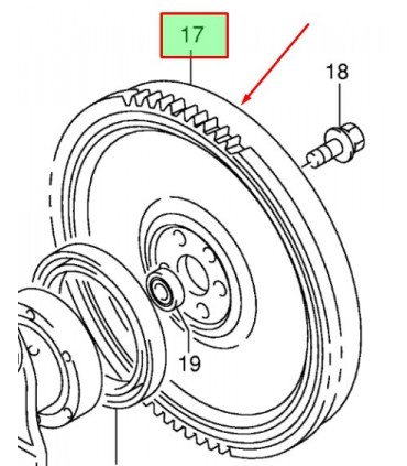 Volante de inercia ORIGINAL
