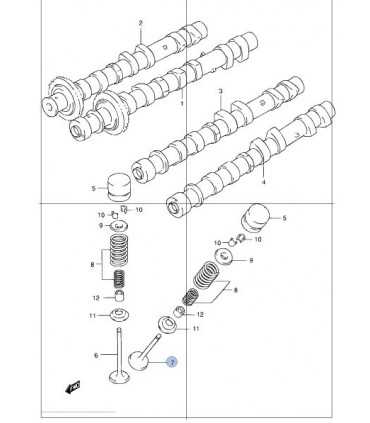 Valvula de escape JAPON