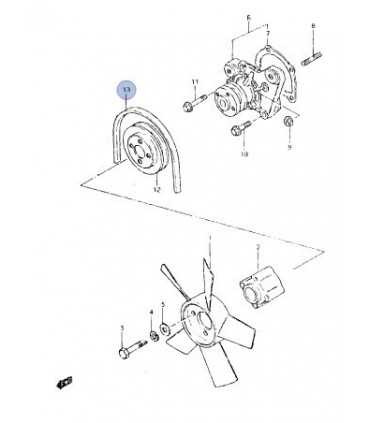 Correa ventilador alternador (9.5x763) INDIA