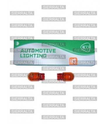 Ampolleta 12v Cola de pescado ámbar Grande T20  JAPÓN