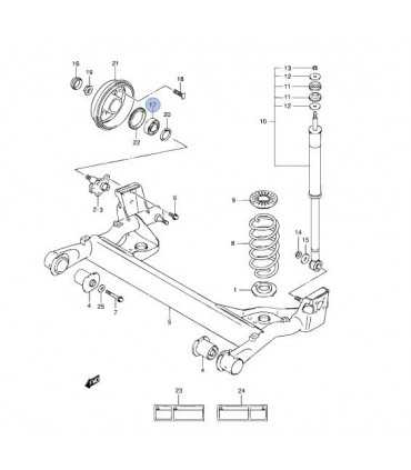 Rodamiento (DAC28580044) rueda trasera TAIWAN