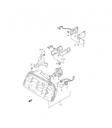 Farol lateral tapabarro izquierdo TAIWAN