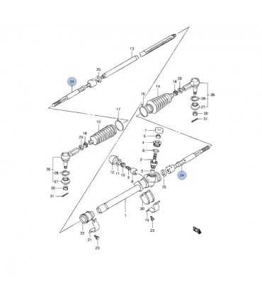 Terminal cremallera direccion CHINA