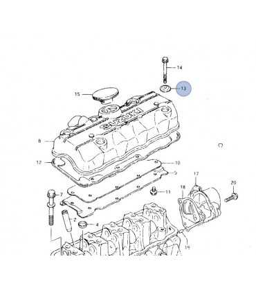 Empaquetadura perno tapa valvulas JAPON