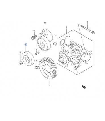 Polea guia correa alternador TAIWAN