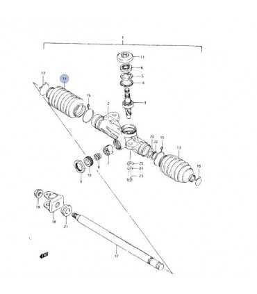 Fuelle cremallera direccion boca ancha NACIONAL
