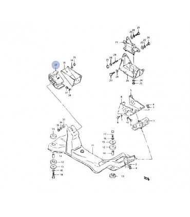 Soporte de motor trasero TAIWAN