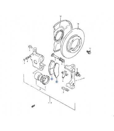 Pastillas de freno Juego