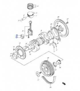 Metal biela 0.25