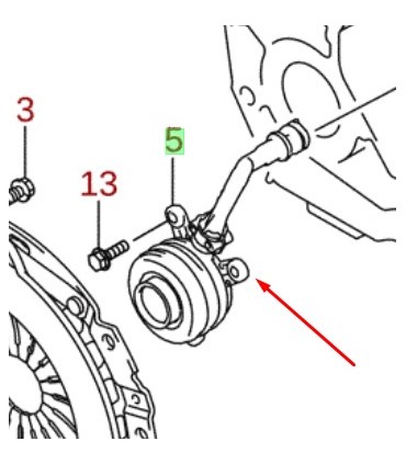 Rordamiento de Embrague
