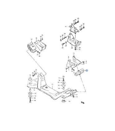 Soporte de motor delantero INDIA