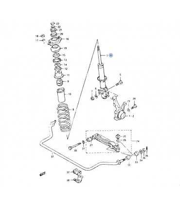 Amortiguador delantero izquierdo TAIWAN