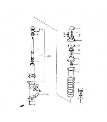 Amortiguador delantero derecho-izquierdo TAIWAN