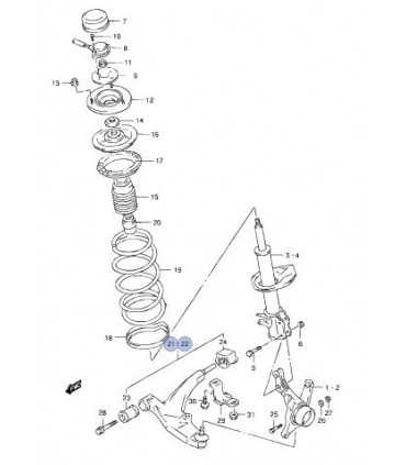 Bandeja delantera izquierda TAIWAN