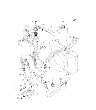 Manguera inferior radiador NACIONAL