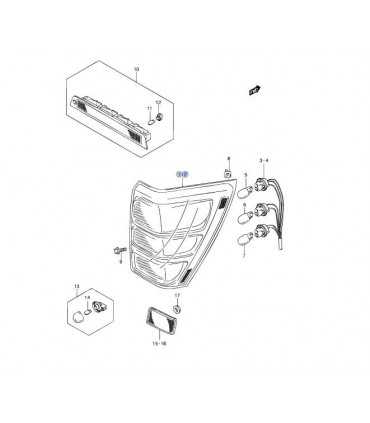 Farol trasero izquierdo TAIWAN