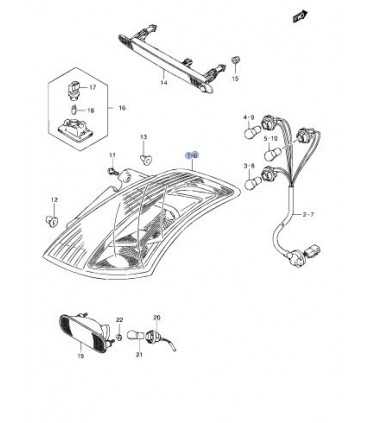 Farol trasero izquierdo INDIA