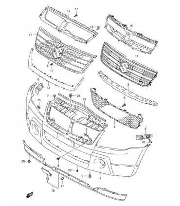 Parachoque delantero ORIGINAL