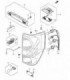 Farol trasero derecho TAIWAN